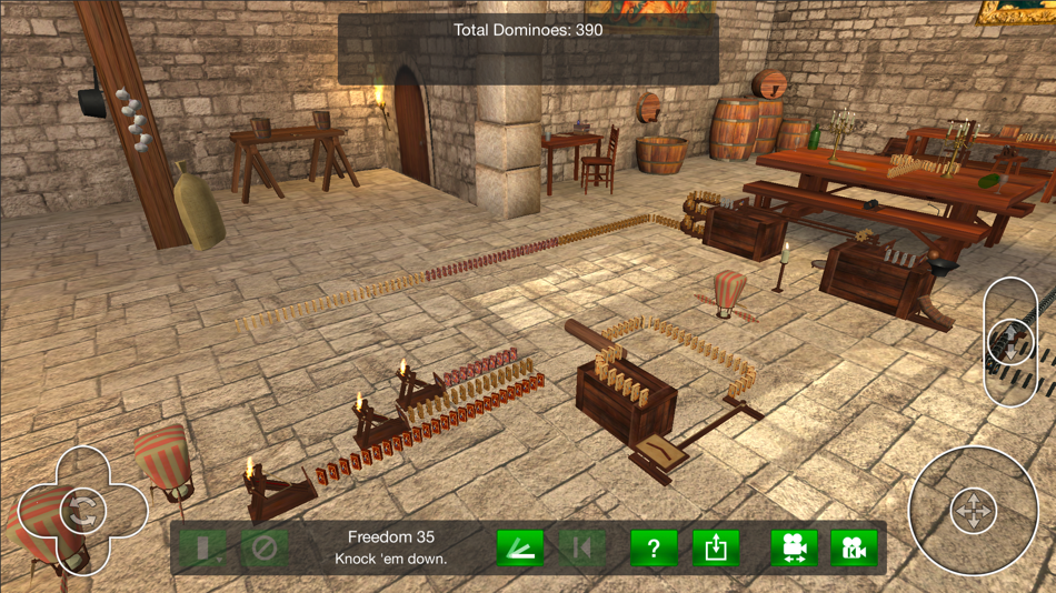 #1. Domino Attack: Castle (iOS) 由: Polyhedron Learning Media, Inc.