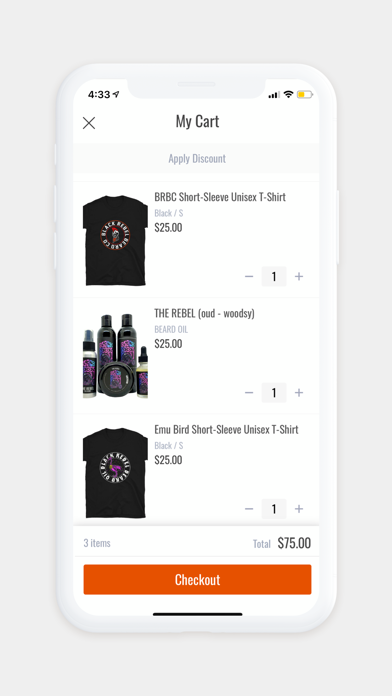 BLACK REBEL BEARD CO iPhone screenshot 5 - Health & Fitness app