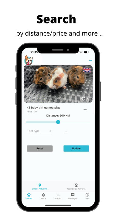 Pets Home App Screenshot