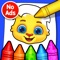 Kids love fun coloring games, and this Coloring Game is one of the best free coloring book and painting apps for children