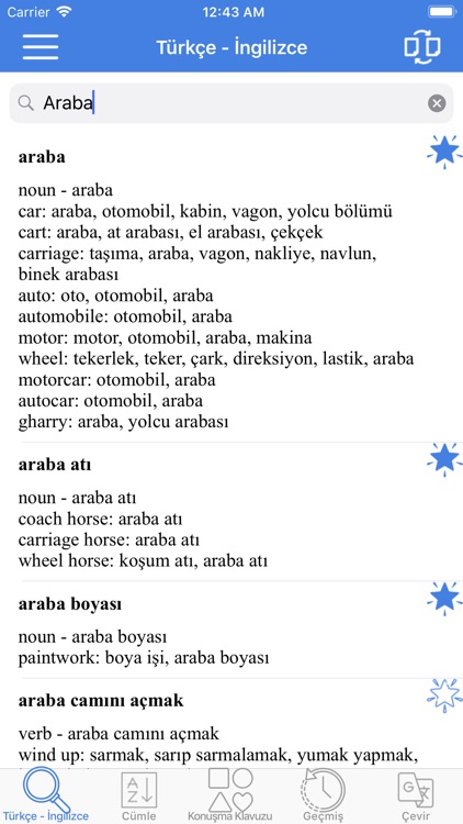 Turkish English Dictionary!