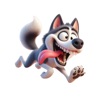 Goofy Husky Stickers App Icon
