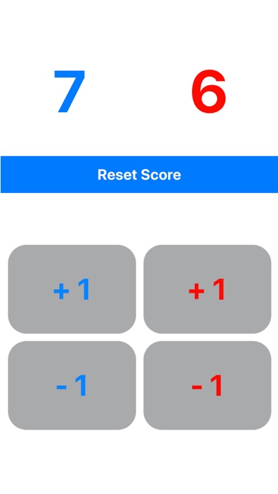 Easy ScoreKeeper Lite iPhone screenshot 1 - Sports app