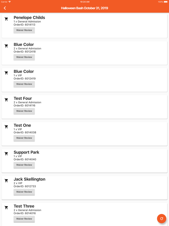 BAMM Tickets iPad screenshot 2 - Business app