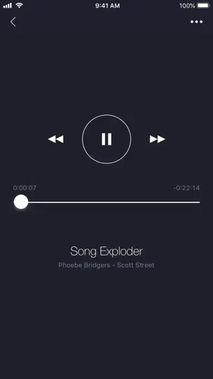 Captura de pantalla de Network - Podcast App en iPhone 2