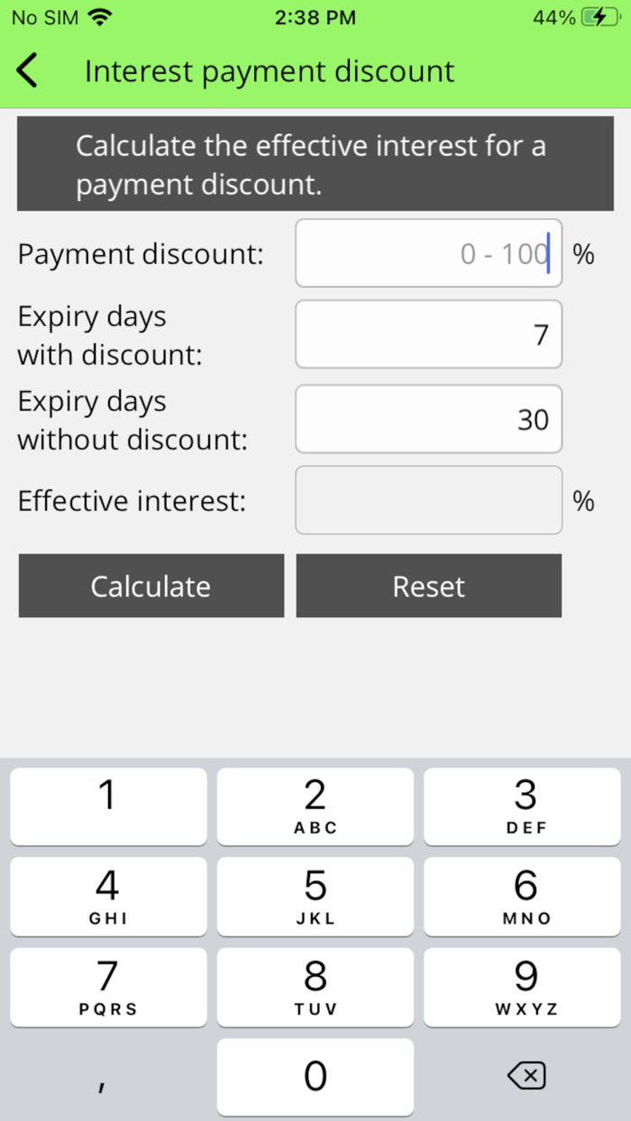 Financial applications