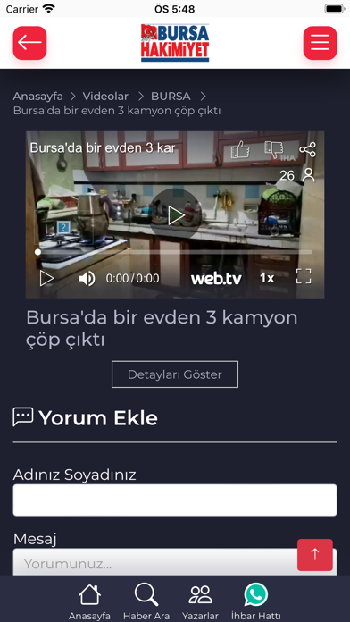 Bursa Hakimiyet - Haberler Screenshot