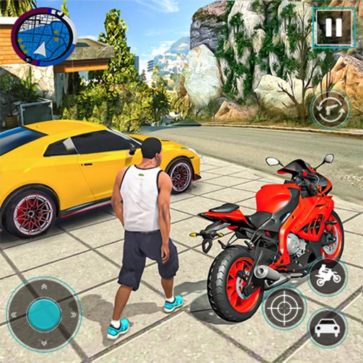 Vegas Gangster Crime Car Games iOS App