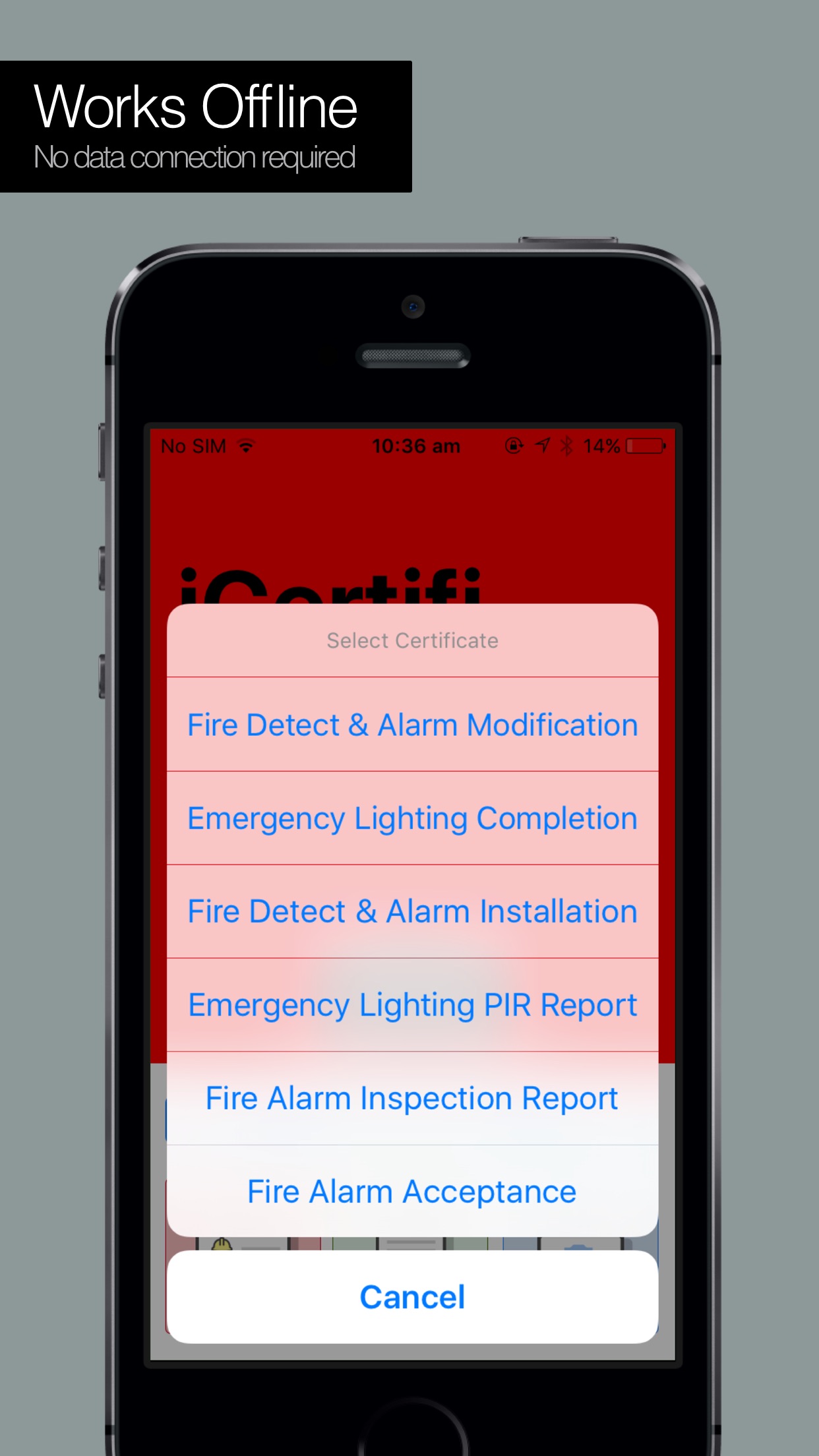 Screenshot 3 of iCertifi Fire & Emergency