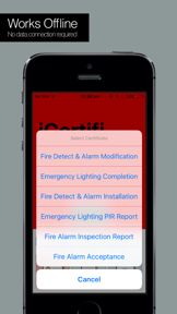 iCertifi Fire & Emergency screenshot