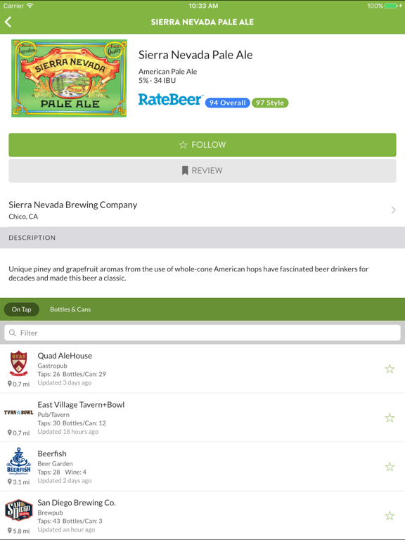 Screenshot #5 pour TapHunter - Find Beverages