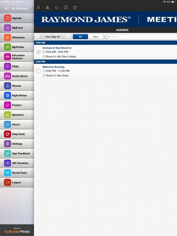 Screenshot #6 pour Raymond James Meetings
