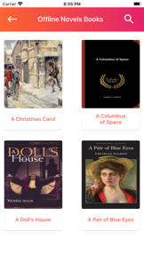 English Novel Books - Offline screenshot