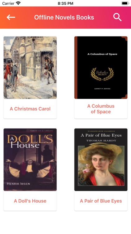 English Novel Books - Offline