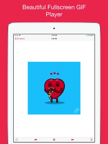 Gif Viewer & Player iPad screenshot