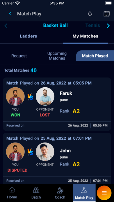 SportsSkill Screenshot