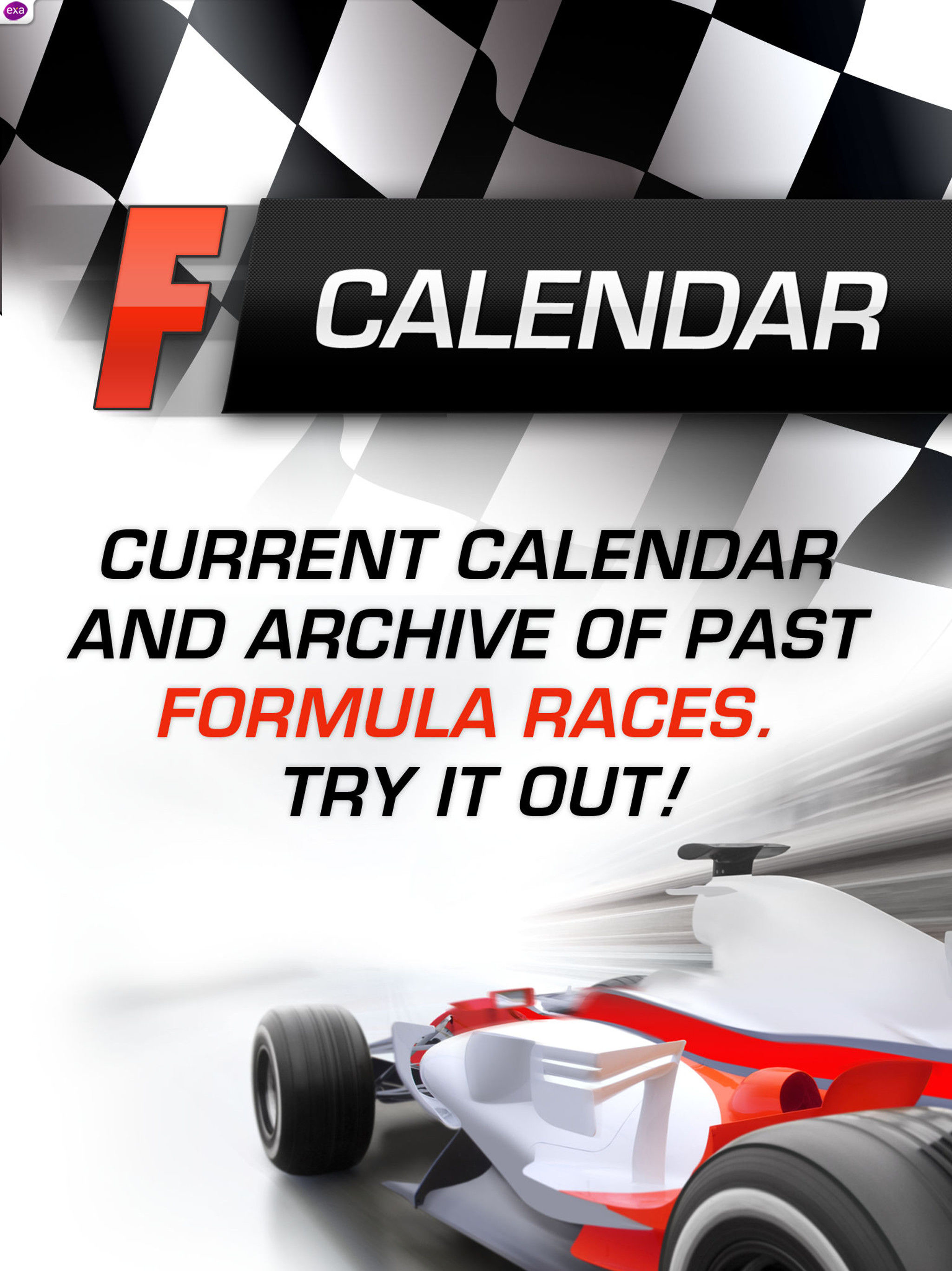 Formula Racing Calendar