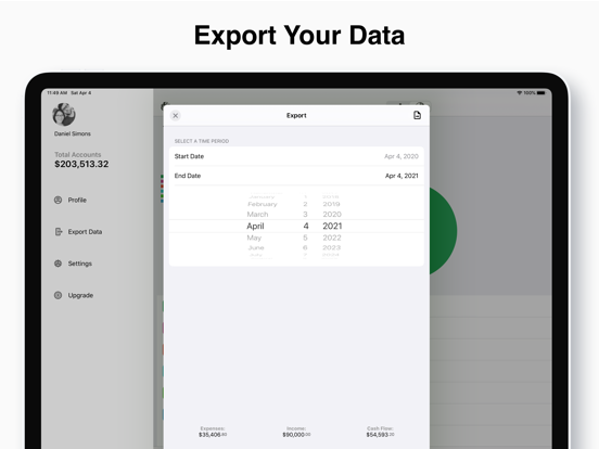 Bill Tracker Pro iPad screenshot 5 - Finance app