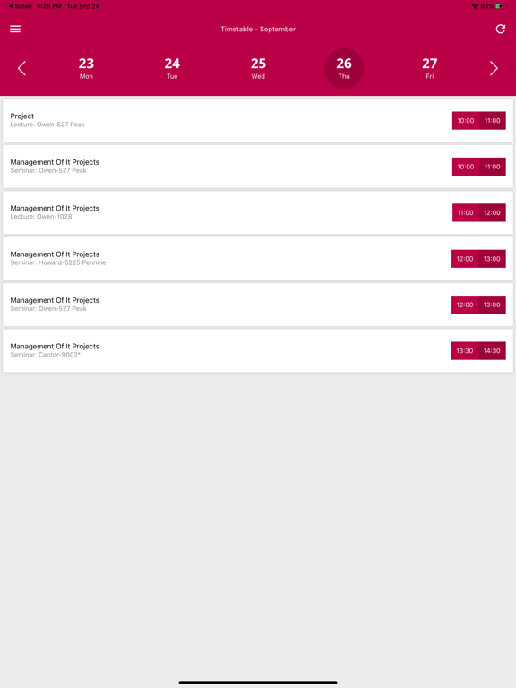 SHUBetter - Hallam Uni App