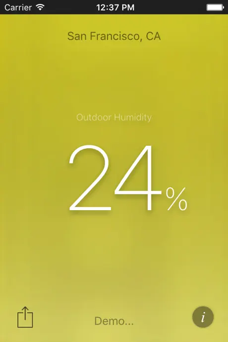 Humidity App