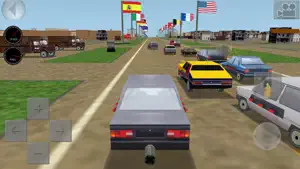 Mad Road 3D Lite - Car game screenshot 1