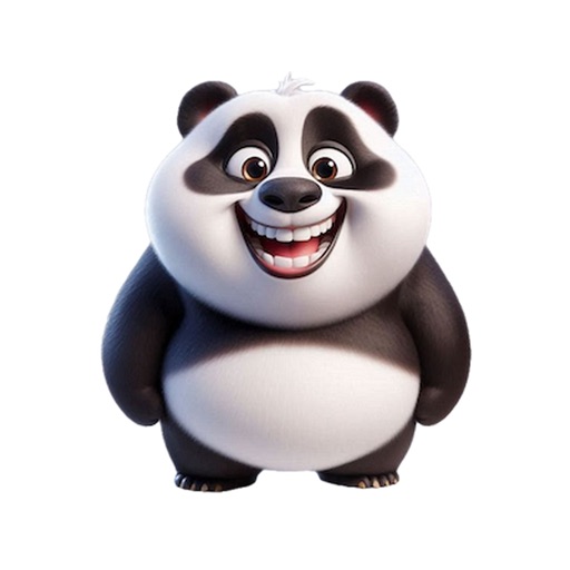 Happy Panda Stickers