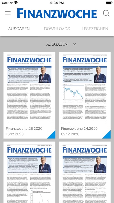 Finanzwoche Screenshot