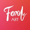 Fonts Art: draw, paint, ai art icon