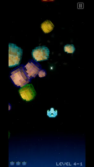 Captura de pantalla de Voxel Invaders en iPhone 5