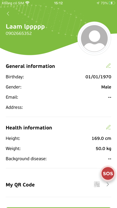 mCare Health Screenshot