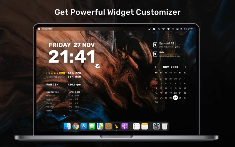 Screenshot #1 pour Widgetter: Widgets & Dashboard