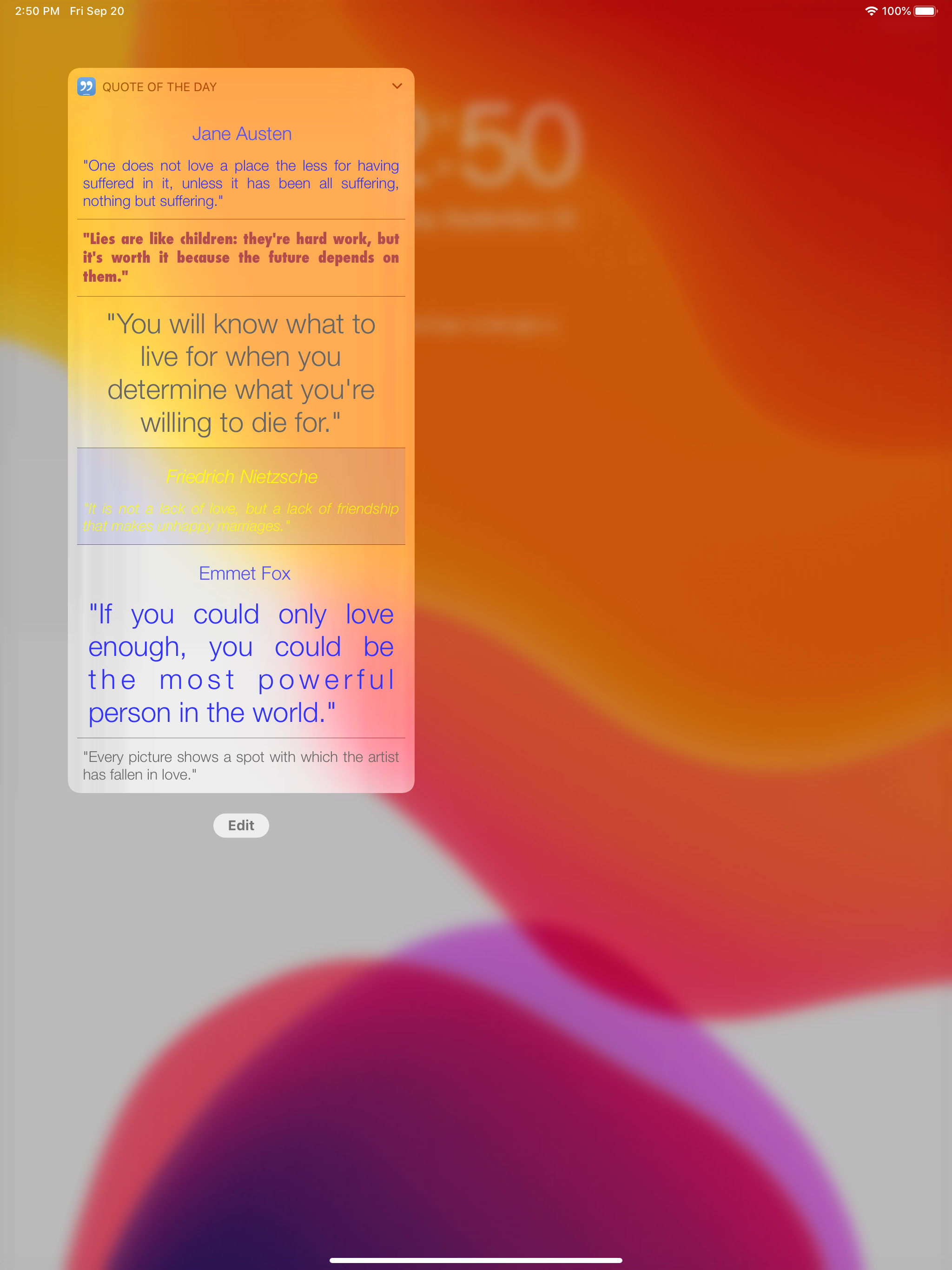 Quote of the Day Widget screenshot 12