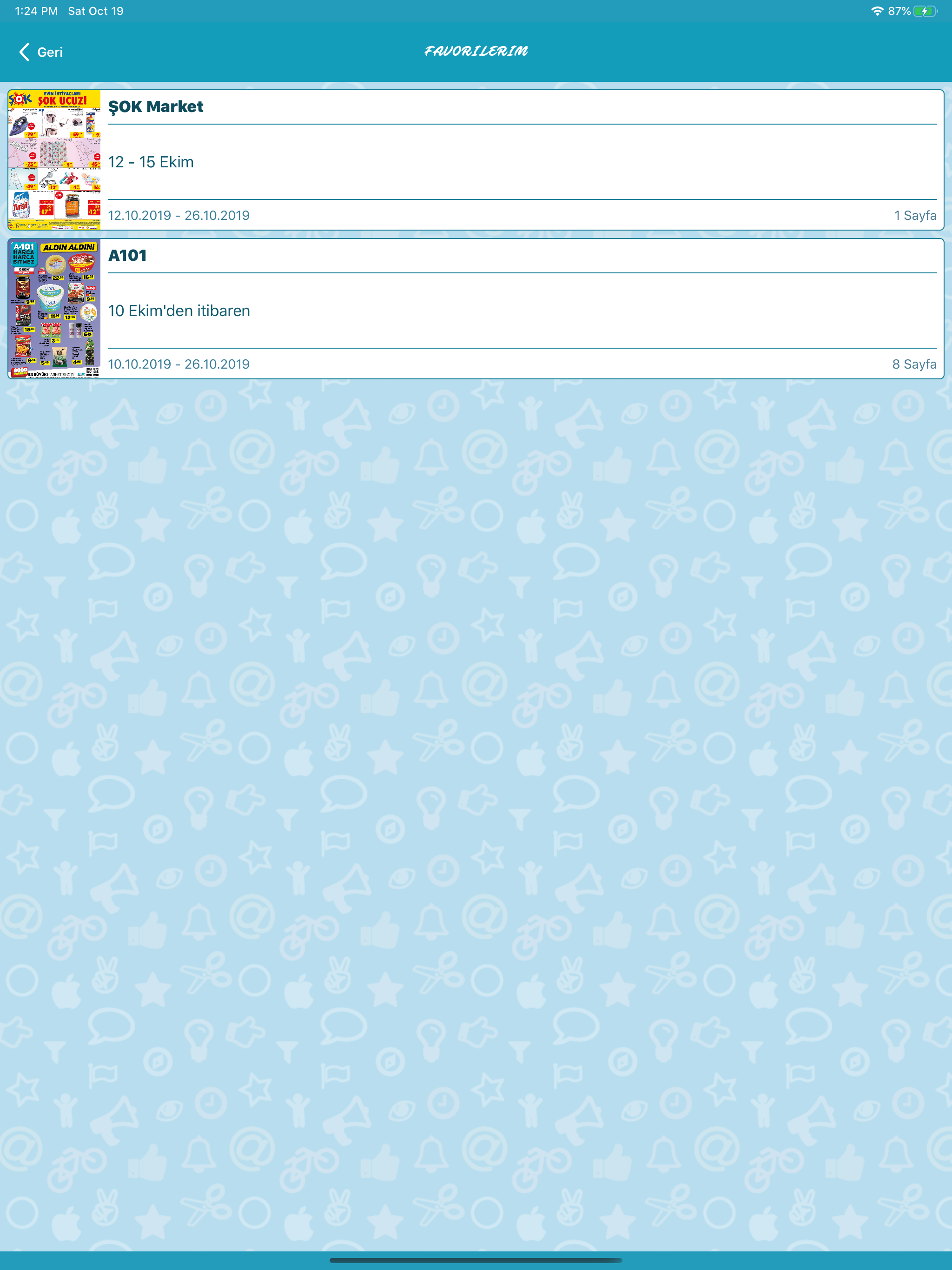 Aktüel Ürünler Market indirim screenshot 14