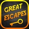 Great Escapes is a game for all room escape and adventure fans, now with our new Pack 4 containing a hotel room, pirate ship, and train station