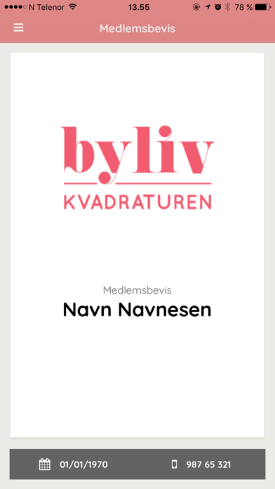 App screenshot