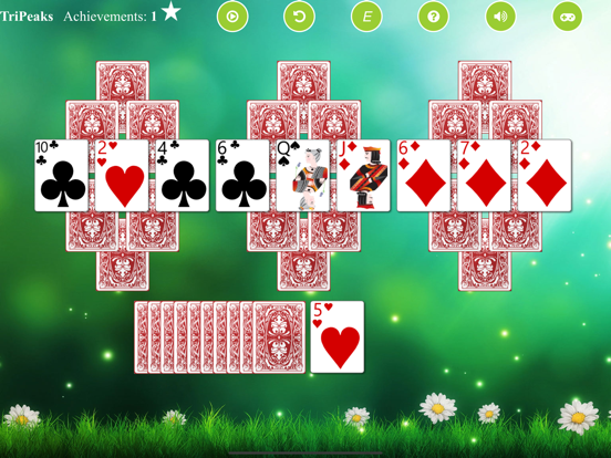 TriPeaks Solitaire X iPad screenshot 4 - Games app
