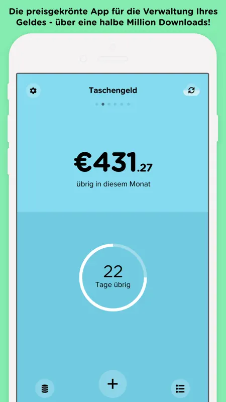 Pennies: Presupuesto y gastos screenshot 1 of 5