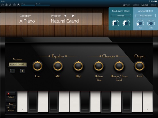 KORG Module iPad app afbeelding 4