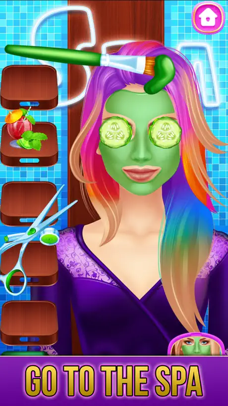 Make Up & Hair Salon Makeover