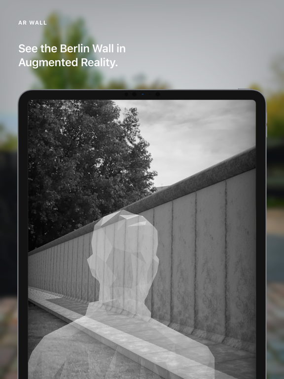MauAR - Berlin Wall iPad screenshot 2 - Education app