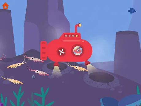 Submarino-dinosaurio infantil