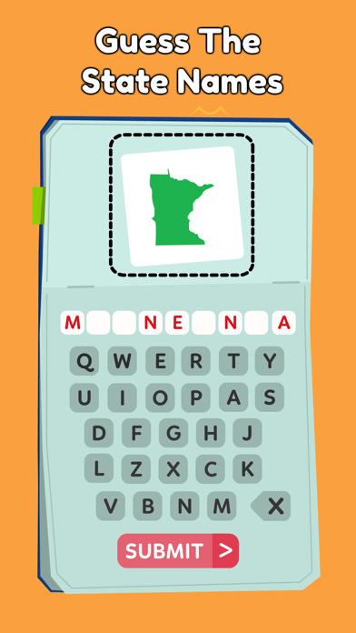 USA Map: Kids Geography Games Screenshot