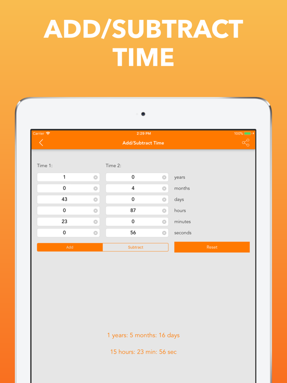 Screenshot #6 pour Time + Date Calculator