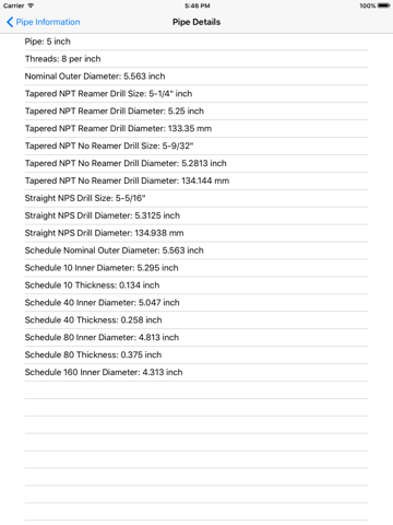 Drill Calc iPad screenshot 4 - Utilities app