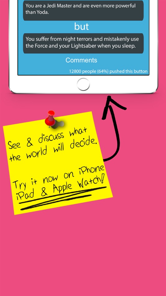 #2. Push This Button - Would You ? (iOS) 由: Oliver Saylor