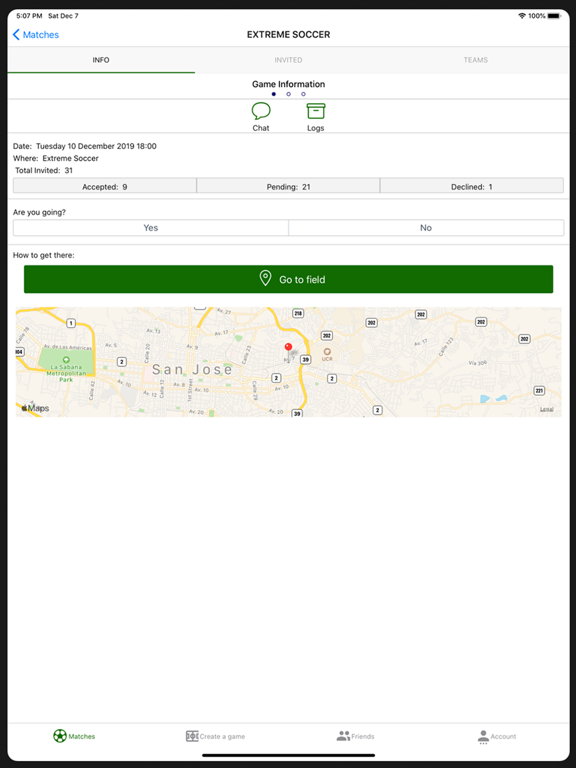Mejengapp iPad screenshot 3 - Social Networking app