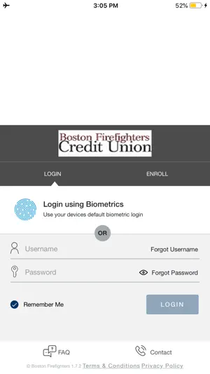 BFCU Visa screenshot 1