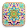Mandalas coloring pages relax icon