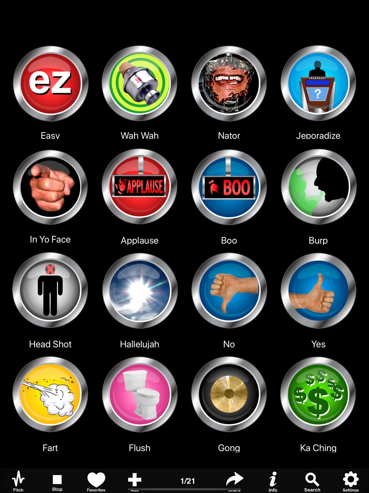 100's of Buttons & Sounds Lite ipad screenshot 3