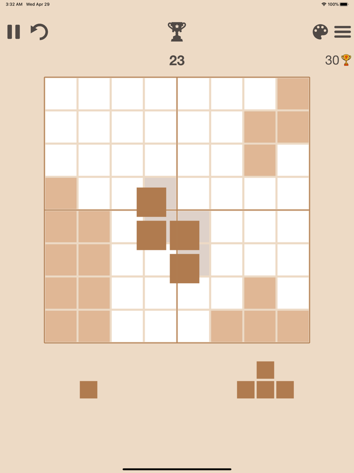 #6. Tetrium - Block puzzle game (iOS) Podle: Mikhail Prysiazhniy